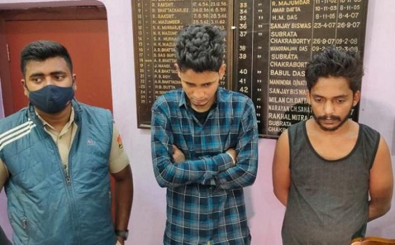 Expanding Drug Empire in Tripura : 2 Drug Smugglers arrested by West Agartala Police with Brown Sugar, Pistol : Where are the Big Heads behind the Rackets? 